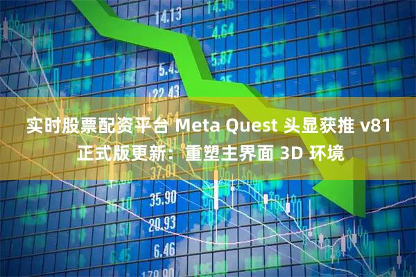 实时股票配资平台 Meta Quest 头显获推 v81 正式版更新：重塑主界面 3D 环境